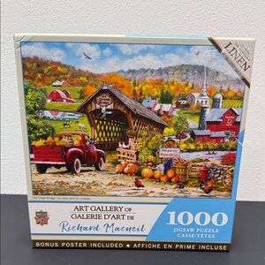 Masterpieces Art Gallery  Old Creek Bridge 1000 Piece Puzzle SALE🔴3/$25🔴